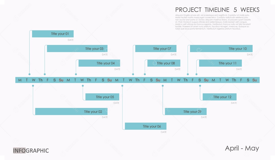 Ilustração de Informações de Infográficos Coloridos Vetor EPS