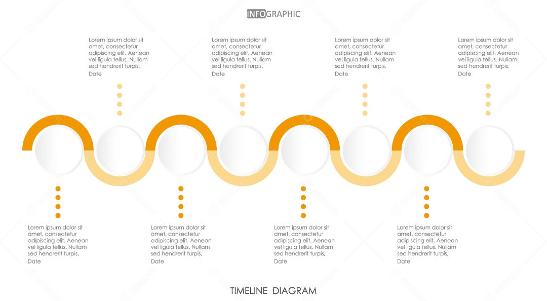 Infográficos Coloridos Ilustração Vetor EPS