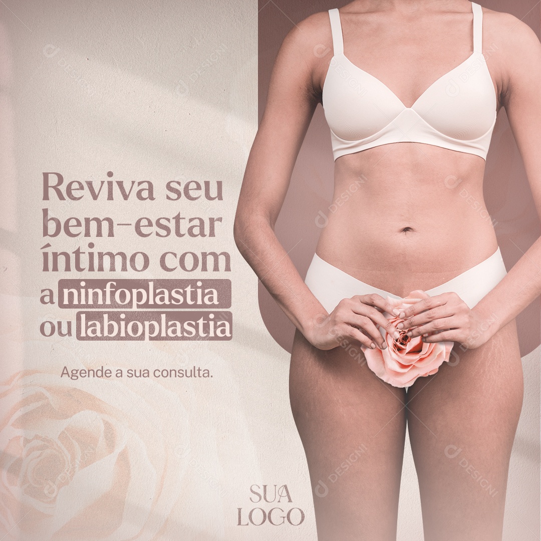 Reviva seu Bem - Estar Ginecologista Social Media PSD Editável