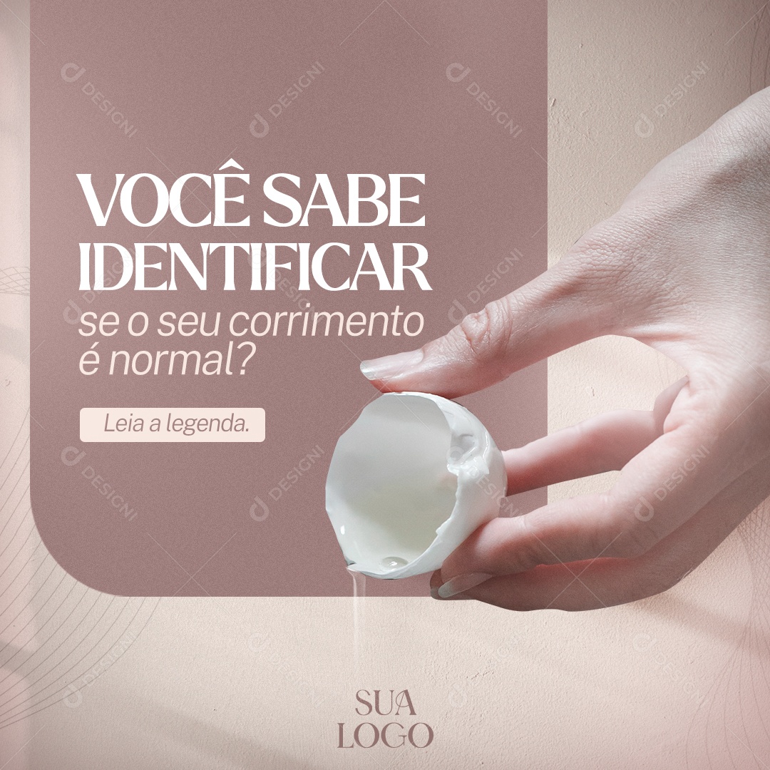 Você Sabe Identificar Ginecologista Social Media PSD Editável