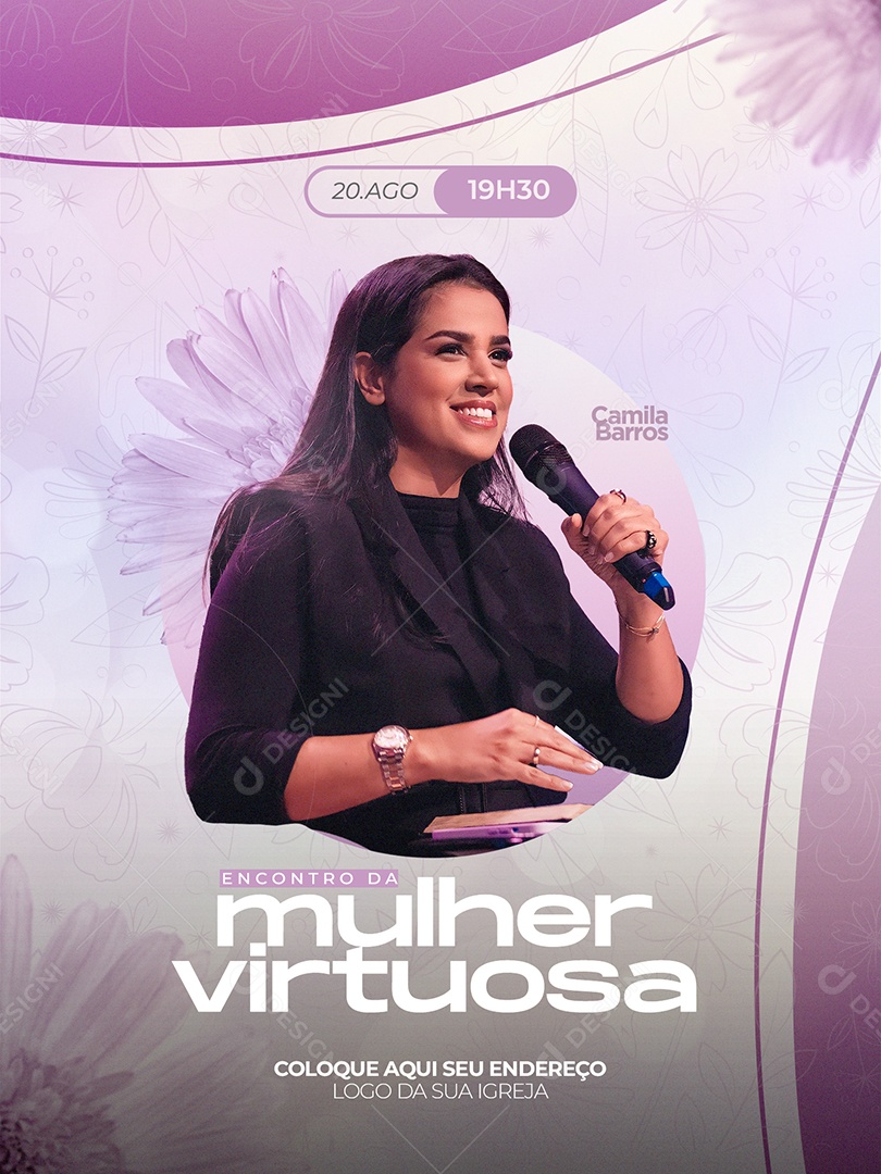 Mulher Virtuosa Social Media PSD Editável