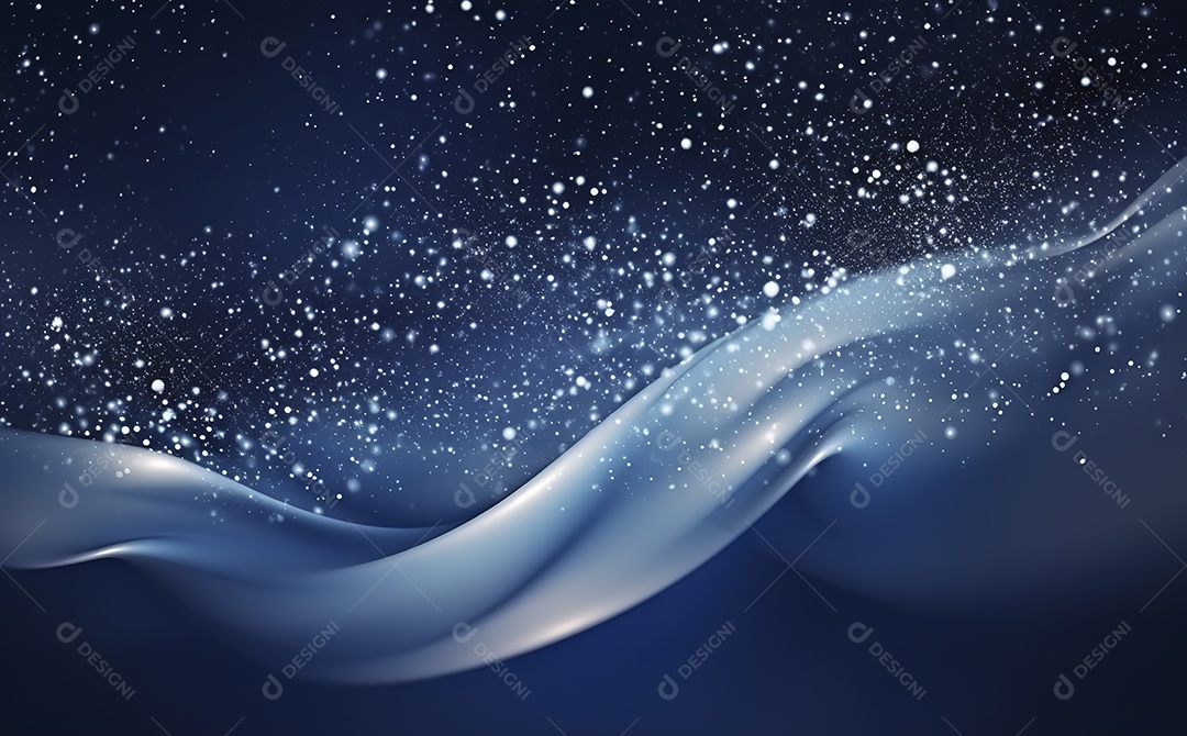 Fundo de Ondas Azuis estilo Água