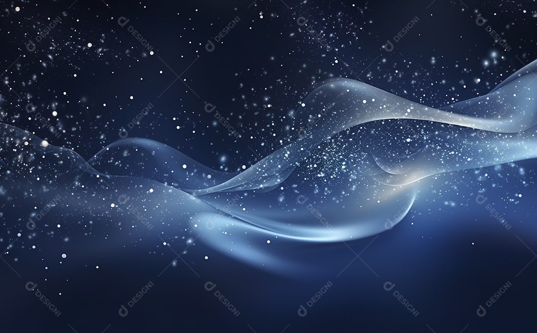 Fundo de Ondas Azuis estilo Água