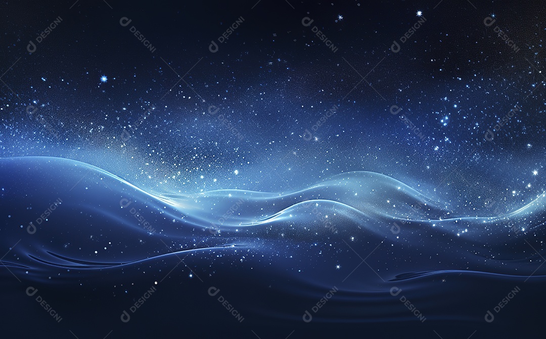 Fundo de Ondas Azuis estilo Água