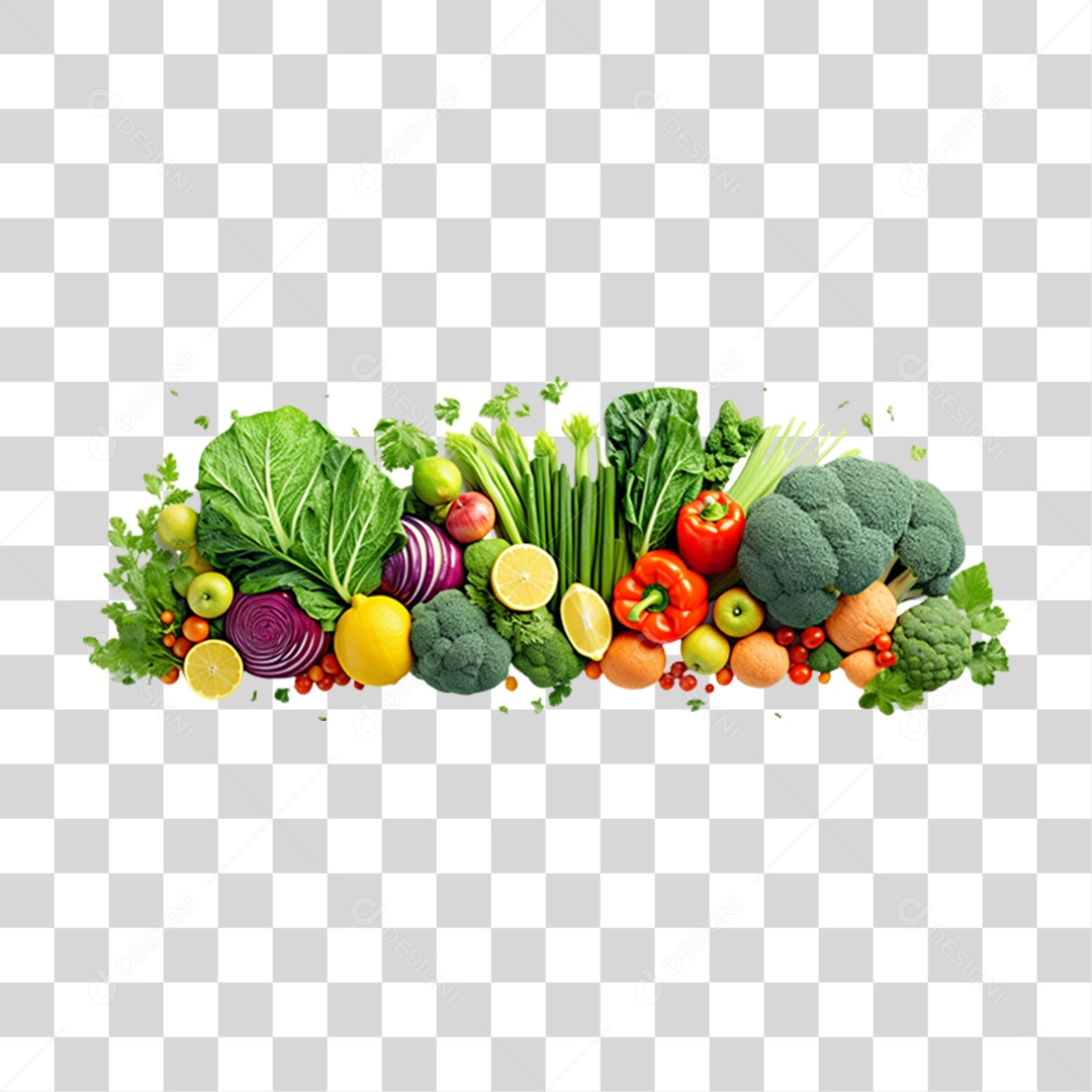 Verduras e Legumes Comidas Saudáveis PNG Transparente