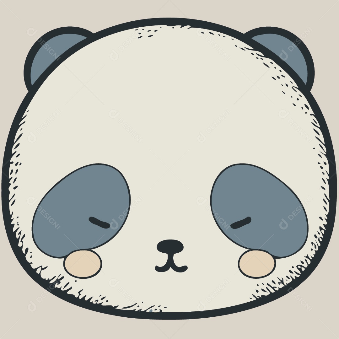 Urso Panda Ilustração Vetor EPS