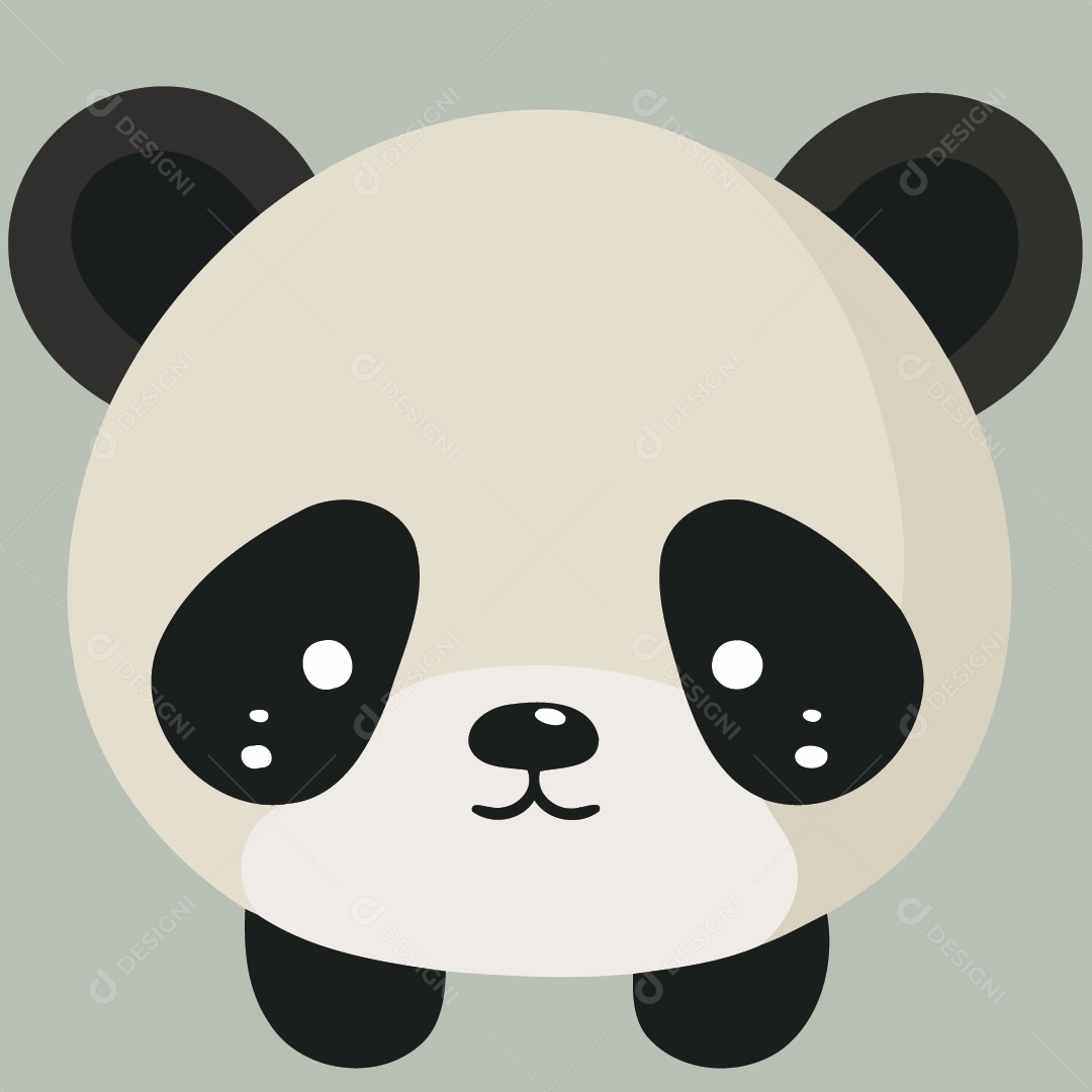 Urso Panda Ilustração Vetor EPS