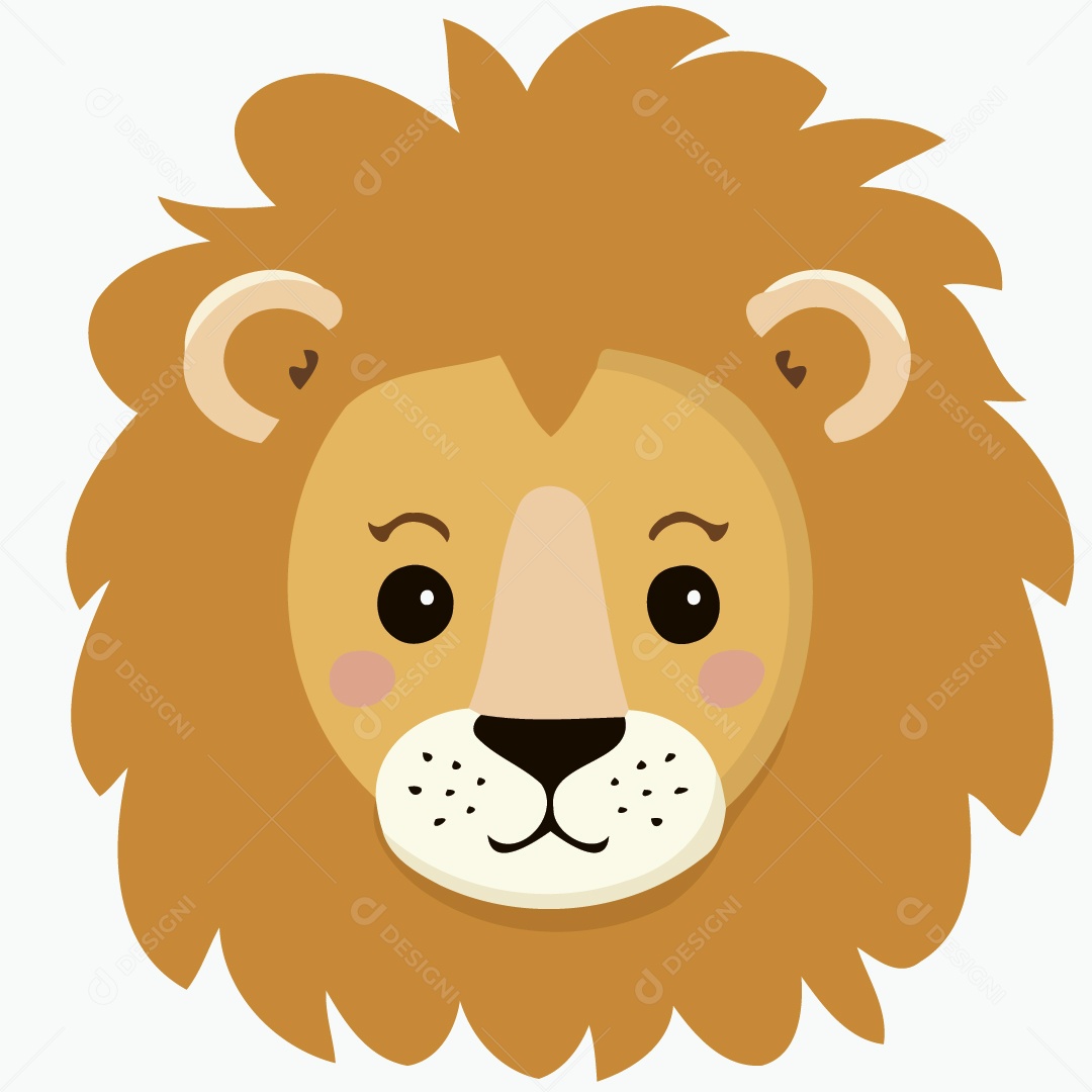 Leão Ilustração Vetor EPS