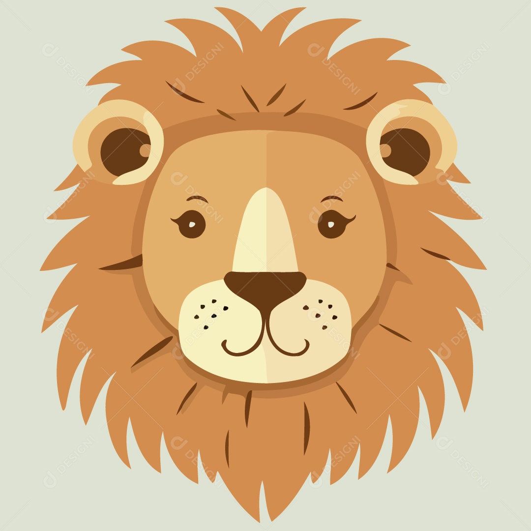 Leão Ilustração Vetor EPS
