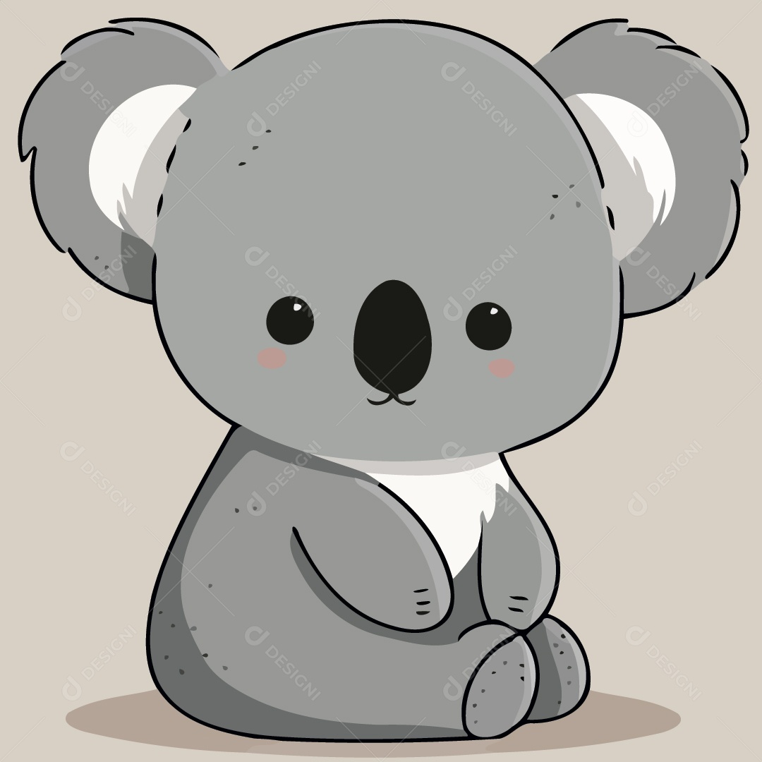 Coala Ilustração Vetor EPS