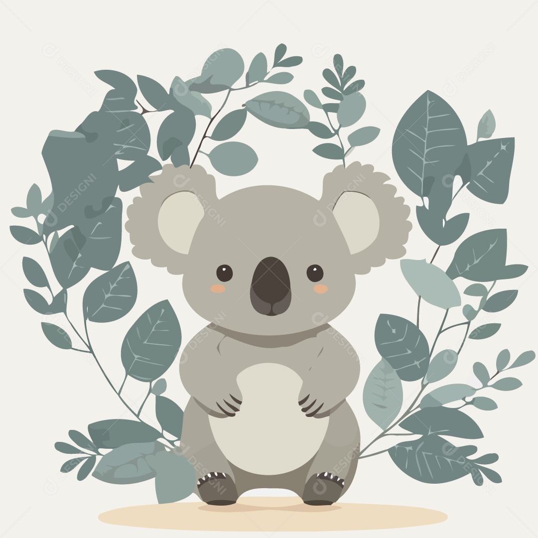 Coala Ilustração Vetor EPS