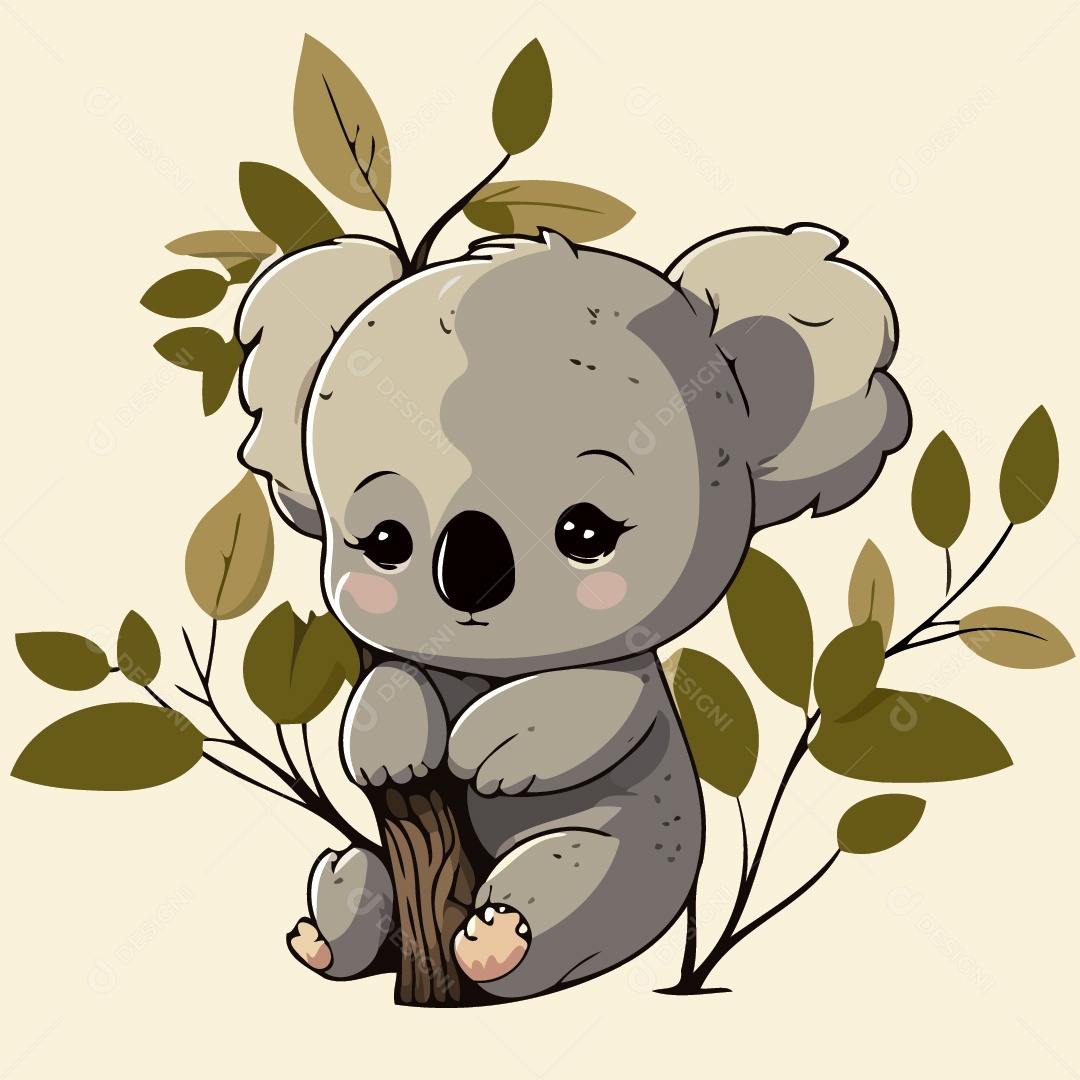 Coala Ilustração Vetor EPS
