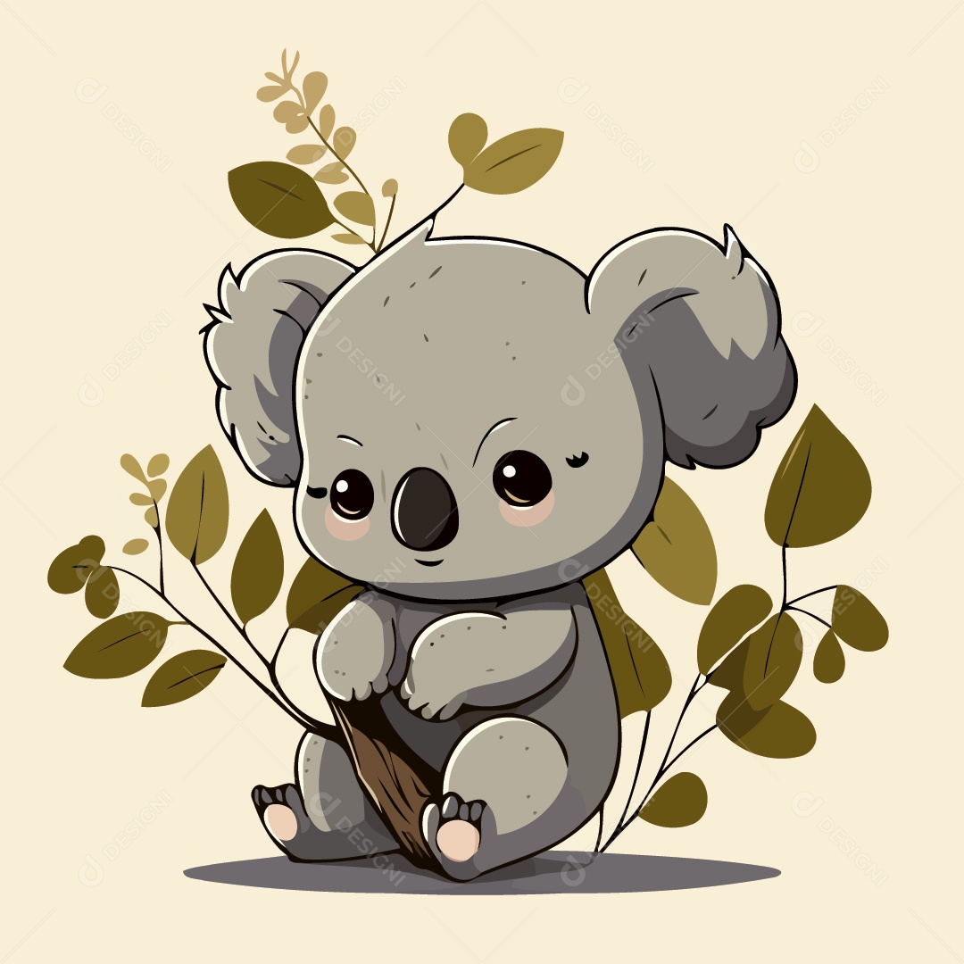 Coala Ilustração Vetor EPS