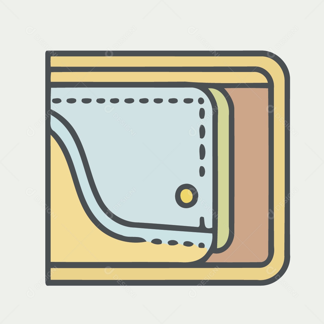 Carteira Ilustração Vetor EPS