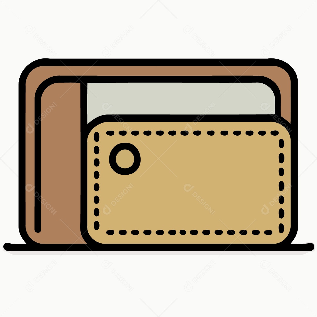 Carteira Ilustração Vetor EPS
