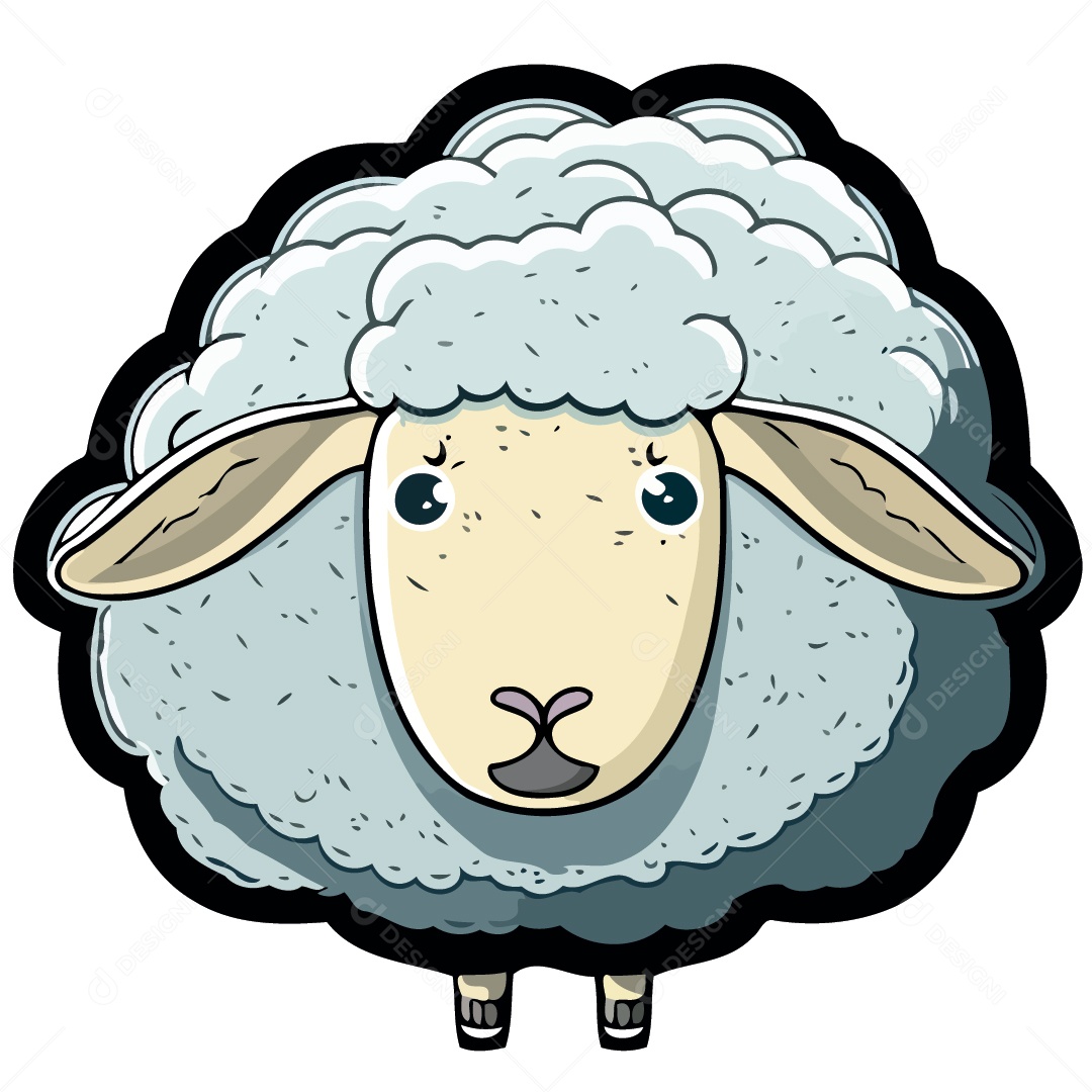 Ovelha Ilustração Vetor EPS