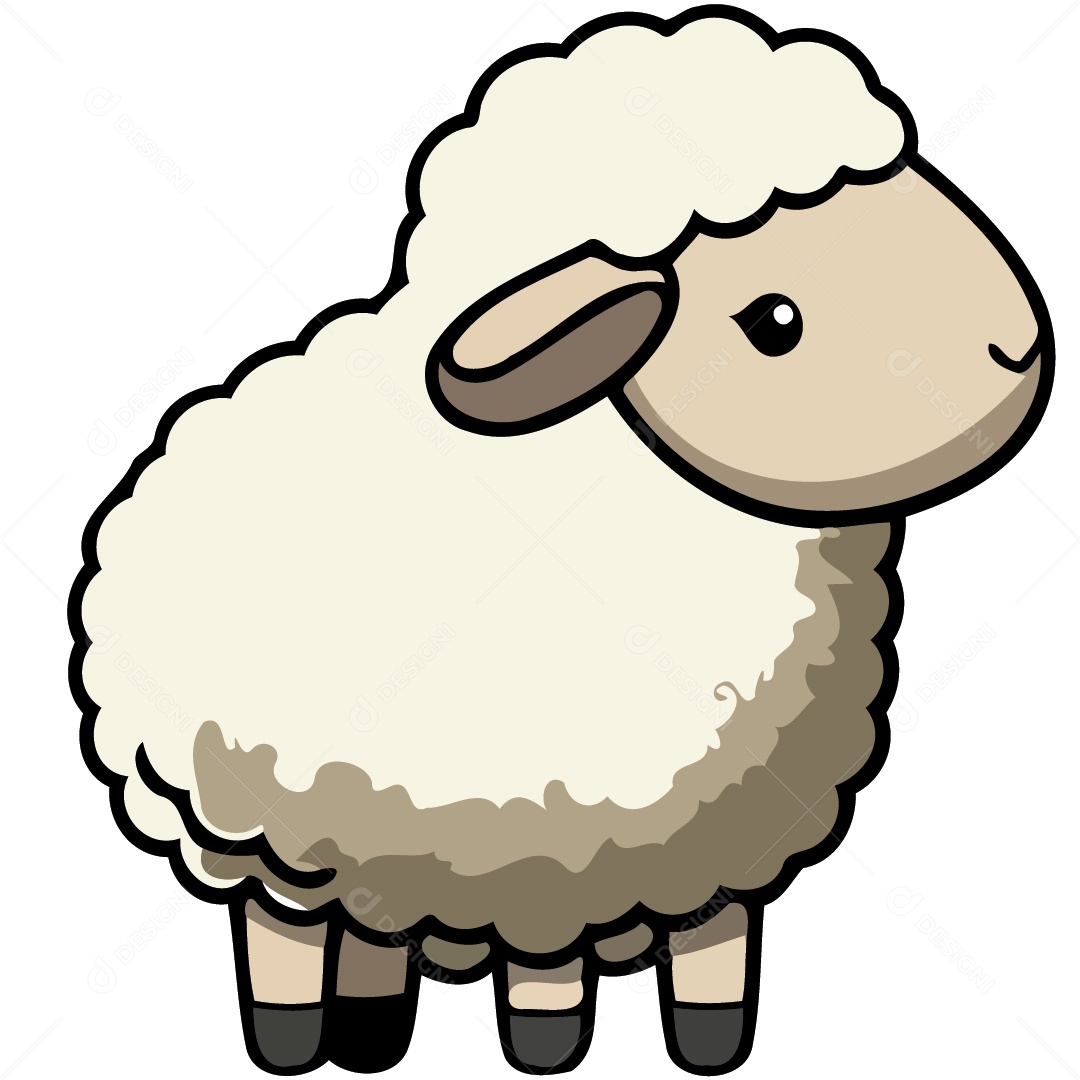 Ovelha Ilustração Vetor EPS