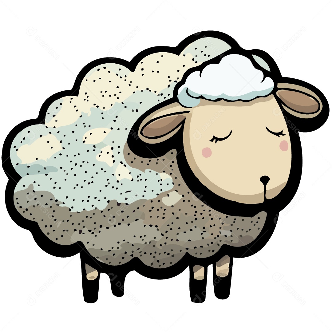 Ovelha Ilustração Vetor EPS