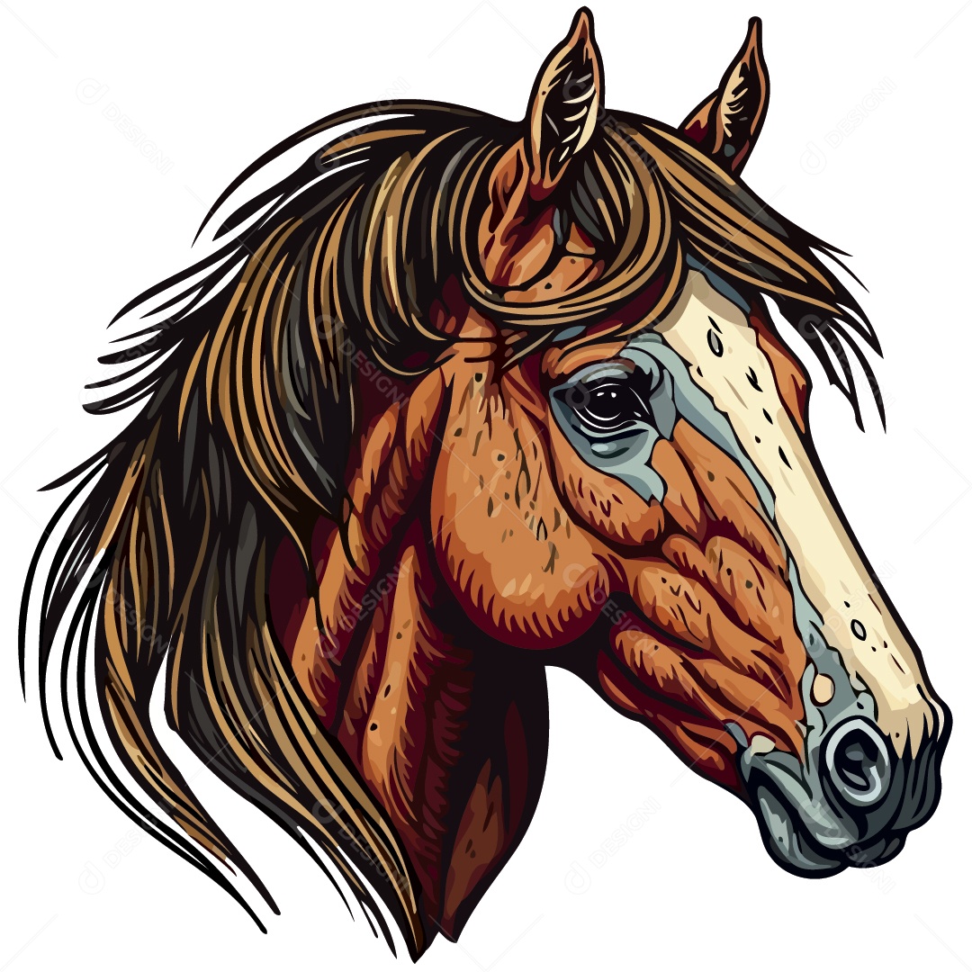 Cavalo Ilustração Vetor EPS