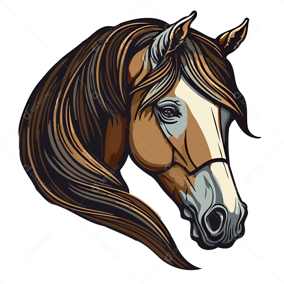 Cavalo Ilustração Vetor EPS
