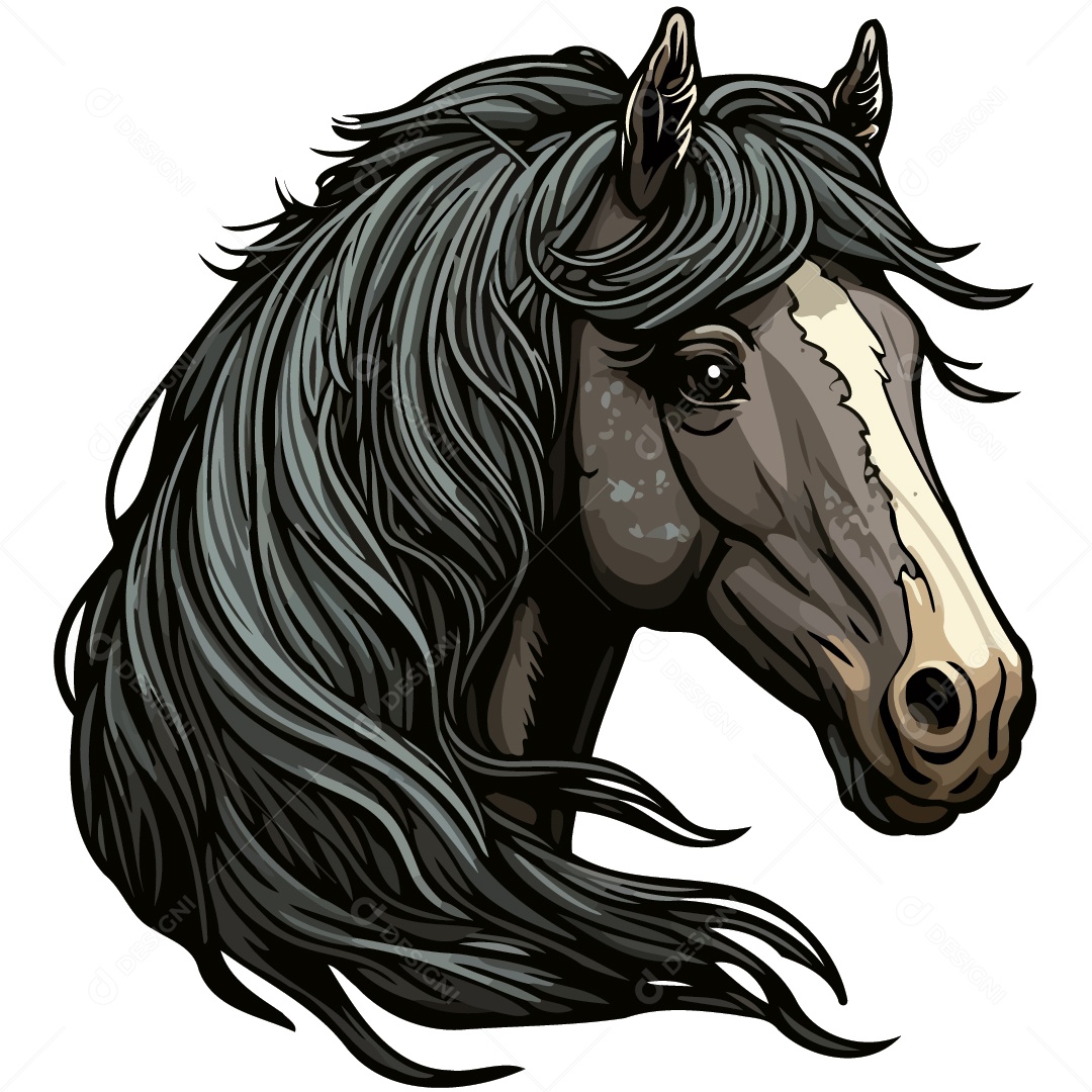 Cavalo Ilustração Vetor EPS