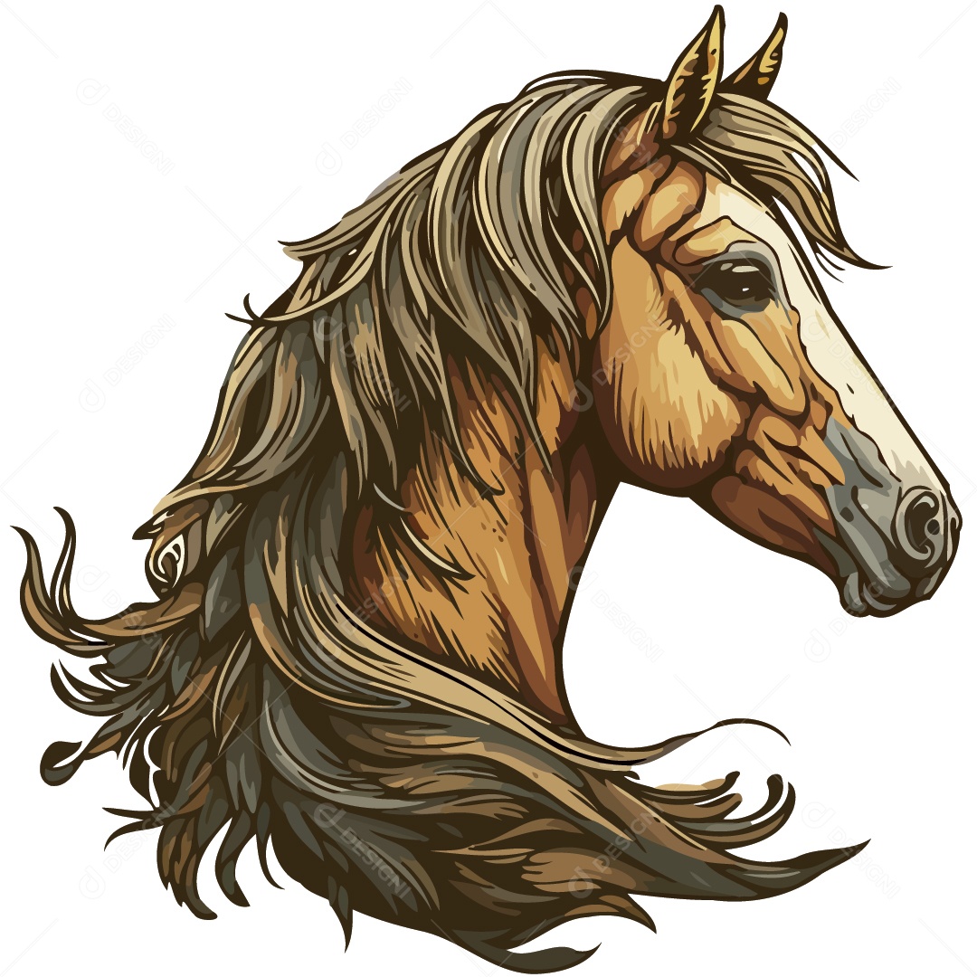 Cavalo Ilustração Vetor EPS