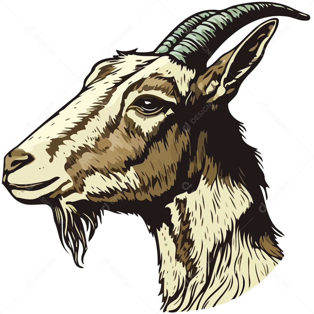 Cabra Ilustração Vetor EPS