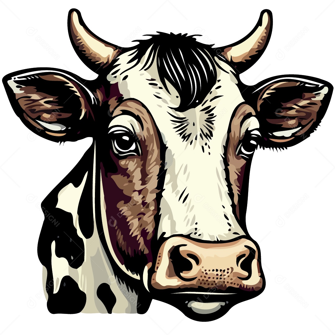 Vaca Ilustração Vetor EPS