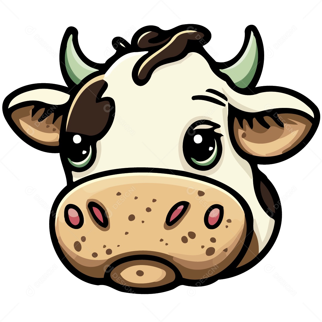 Vaca Ilustração Vetor EPS