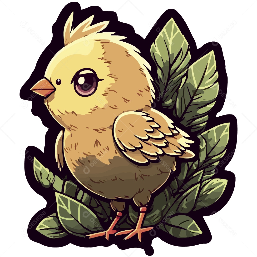 Frango Pintinho Ilustração Vetor EPS