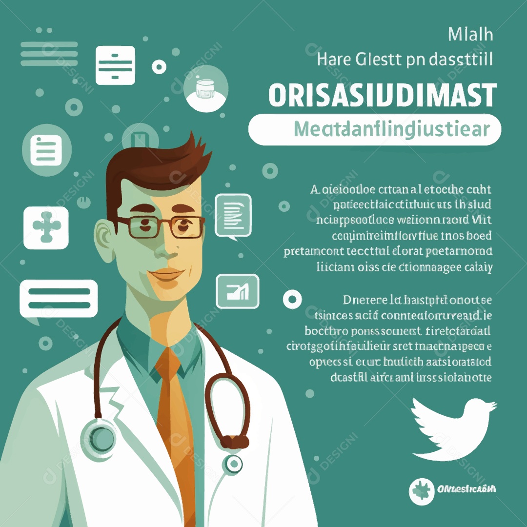 Farmacêutico Ilustração Vetor EPS