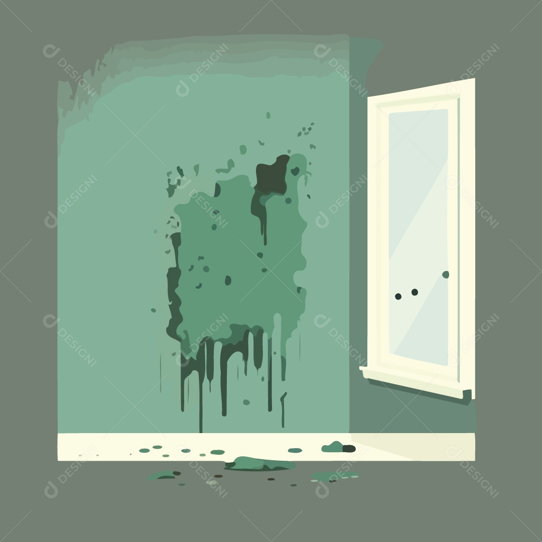 Parede Mofada Ilustração Vetor EPS