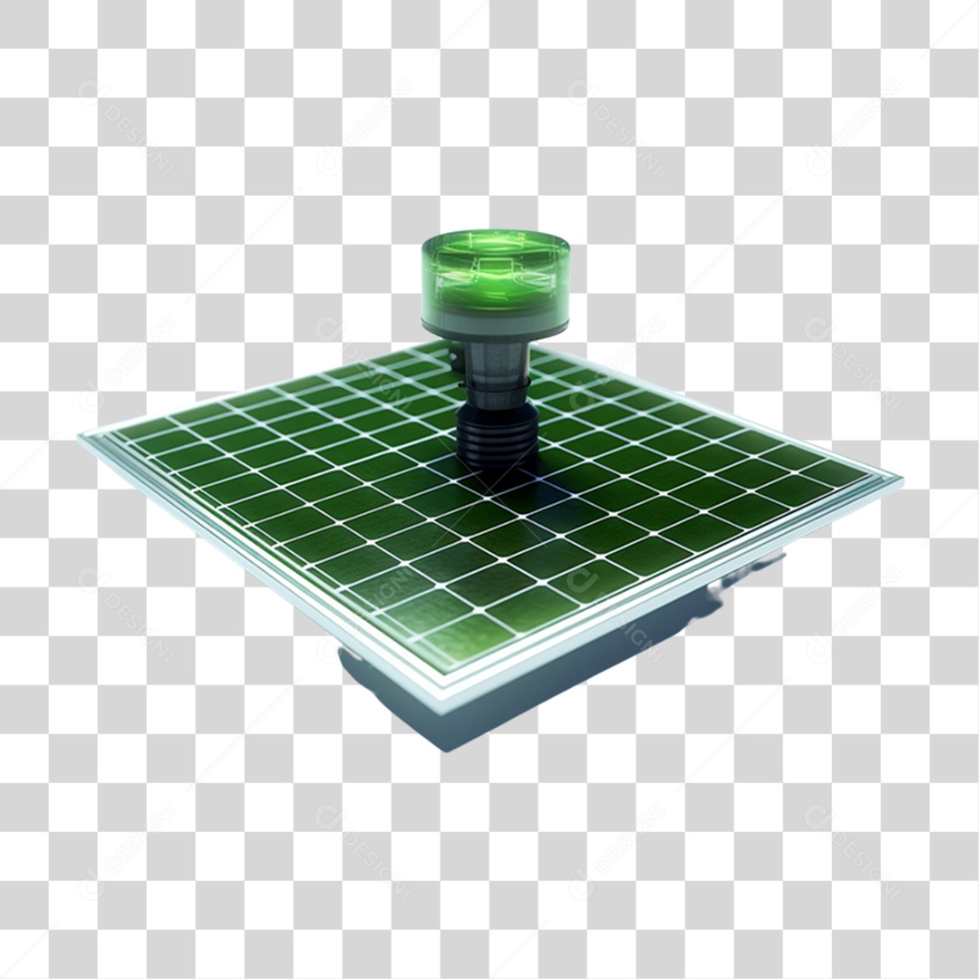 Placa Solar PNG Transparente