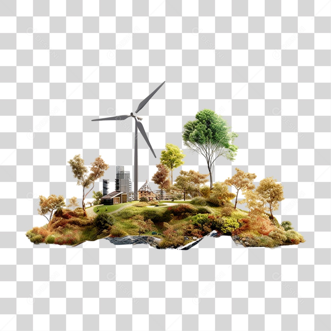 Meio Ambiente Planeta Ilha PNG Transparente