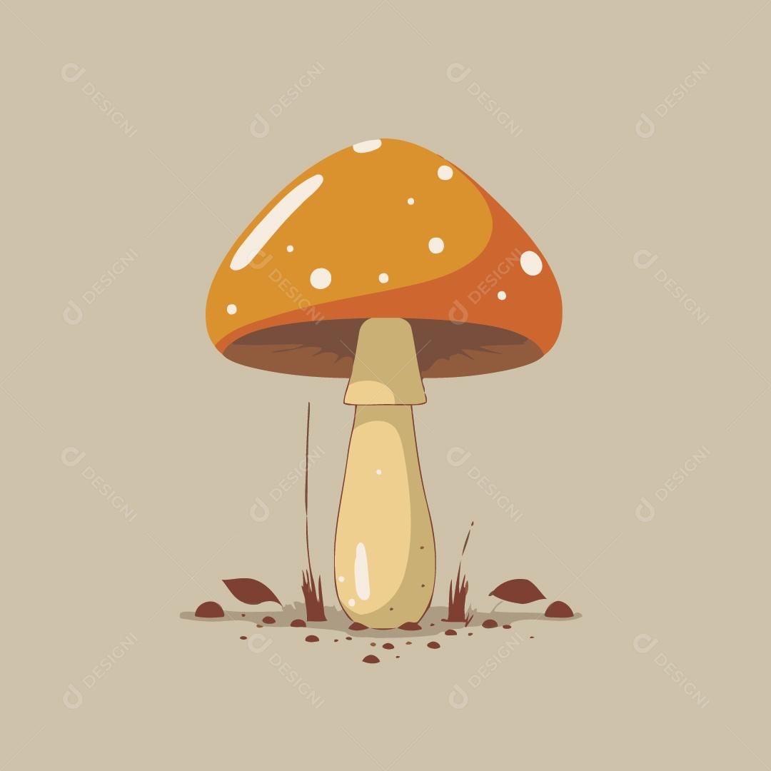 Cogumelo Ilustração Vetor EPS