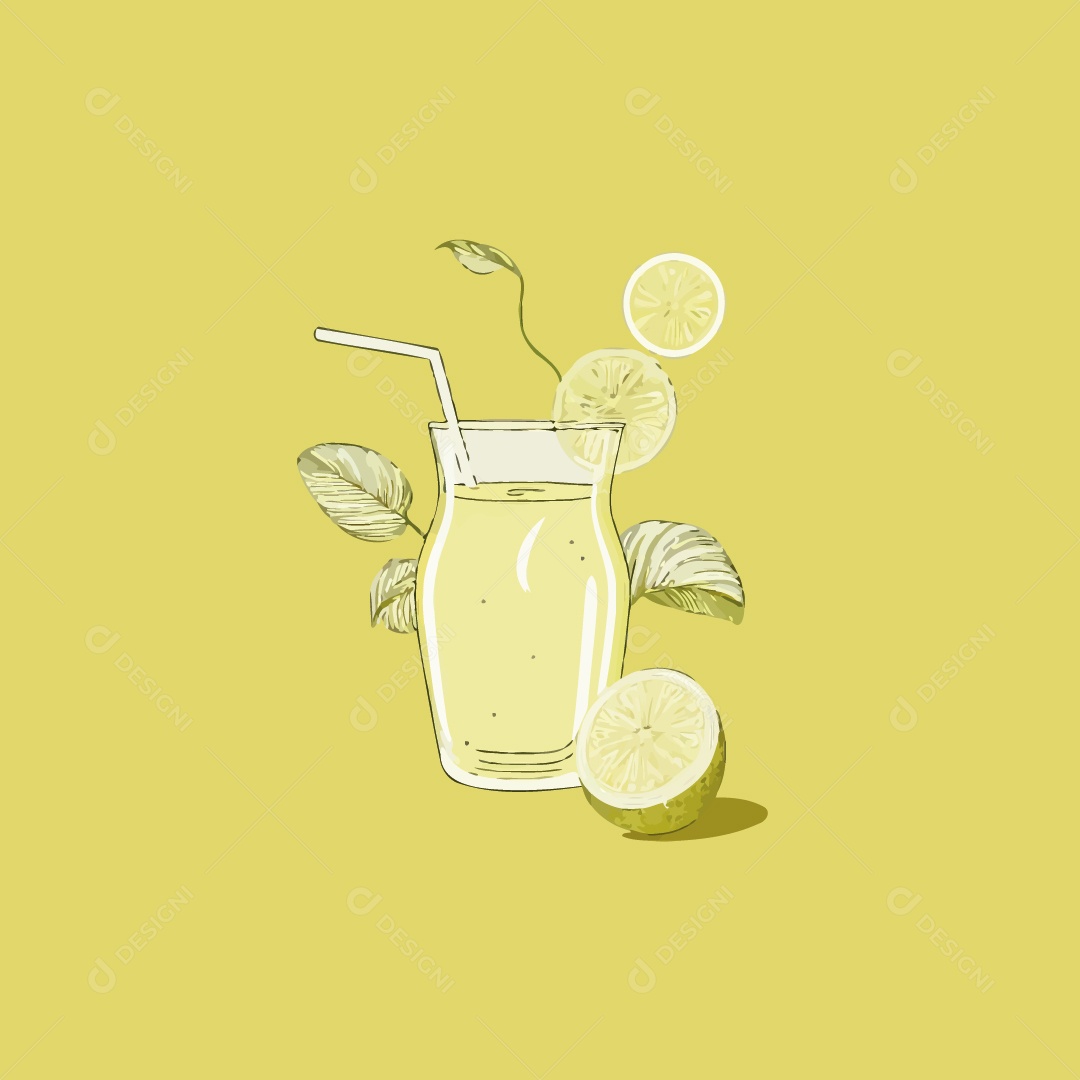 Limonada Ilustração Vetor EPS