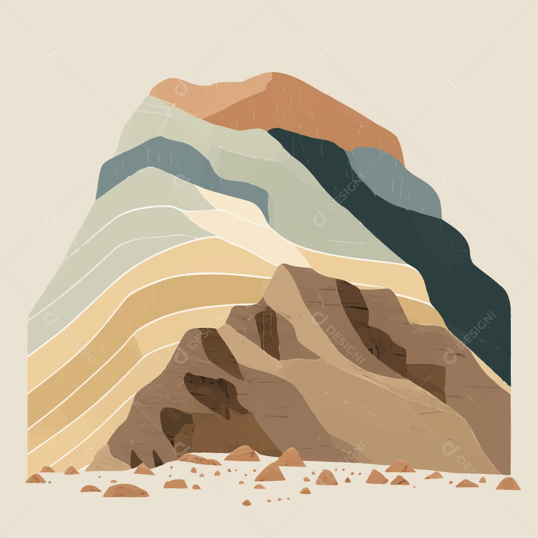 Montanha Ilustração Vetor EPS