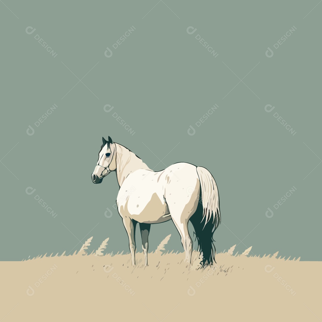 Cavalo Ilustração Vetor EPS