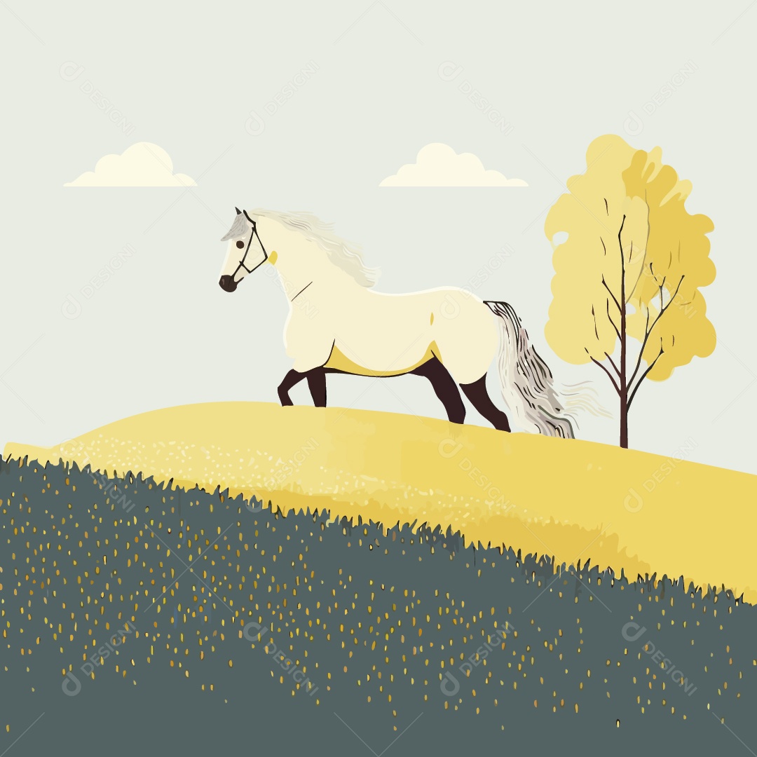 Cavalo Ilustração Vetor EPS