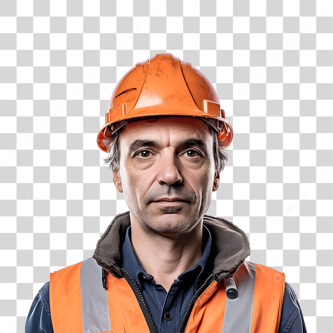 Agente Marítimo de Capacete PNG Transparente