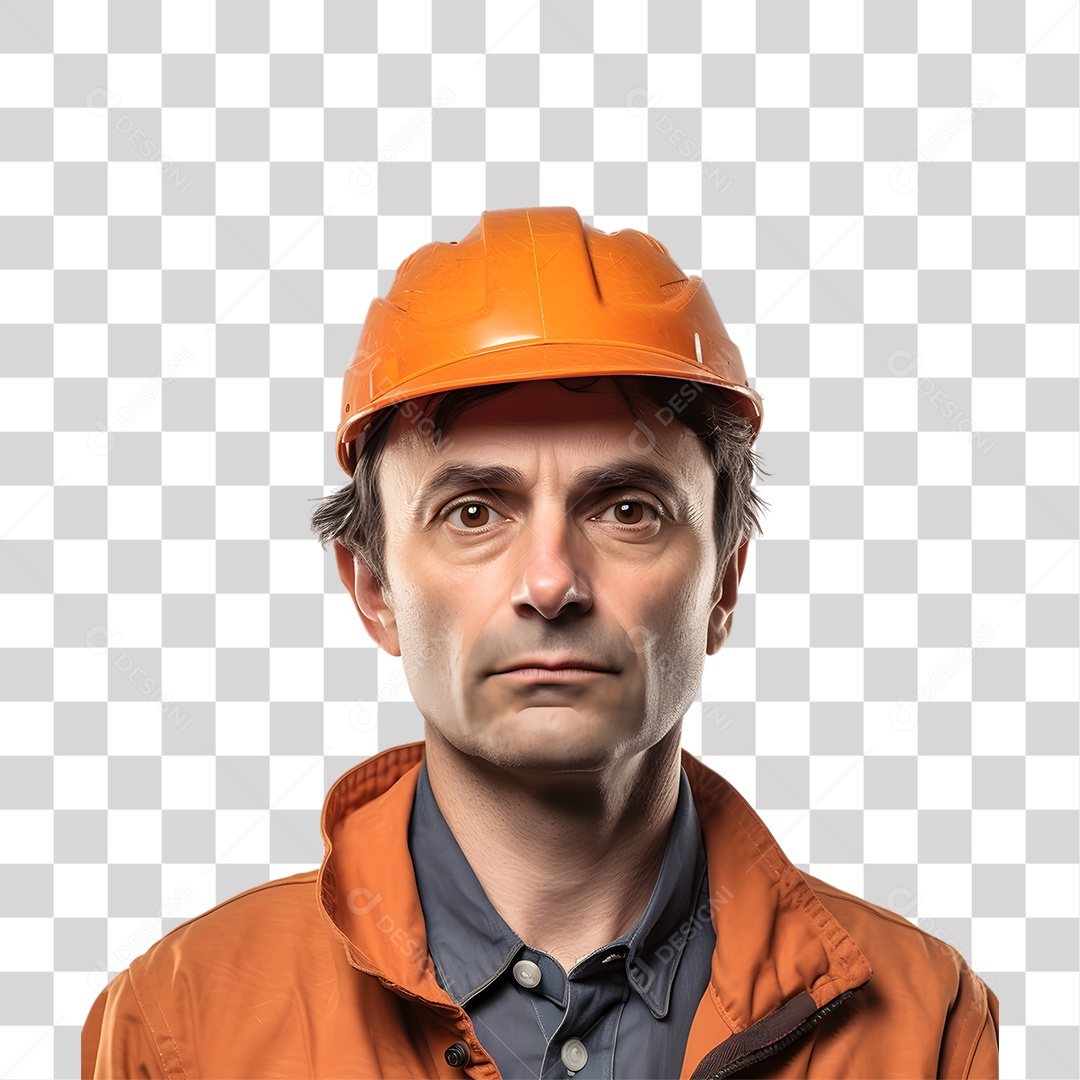 Agente Marítimo de Capacete PNG Transparente