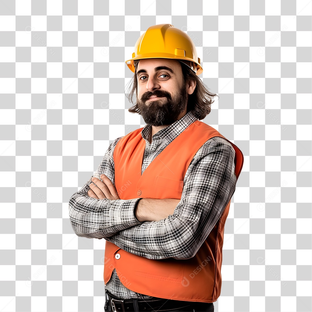 Agente Marítimo de Capacete PNG Transparente