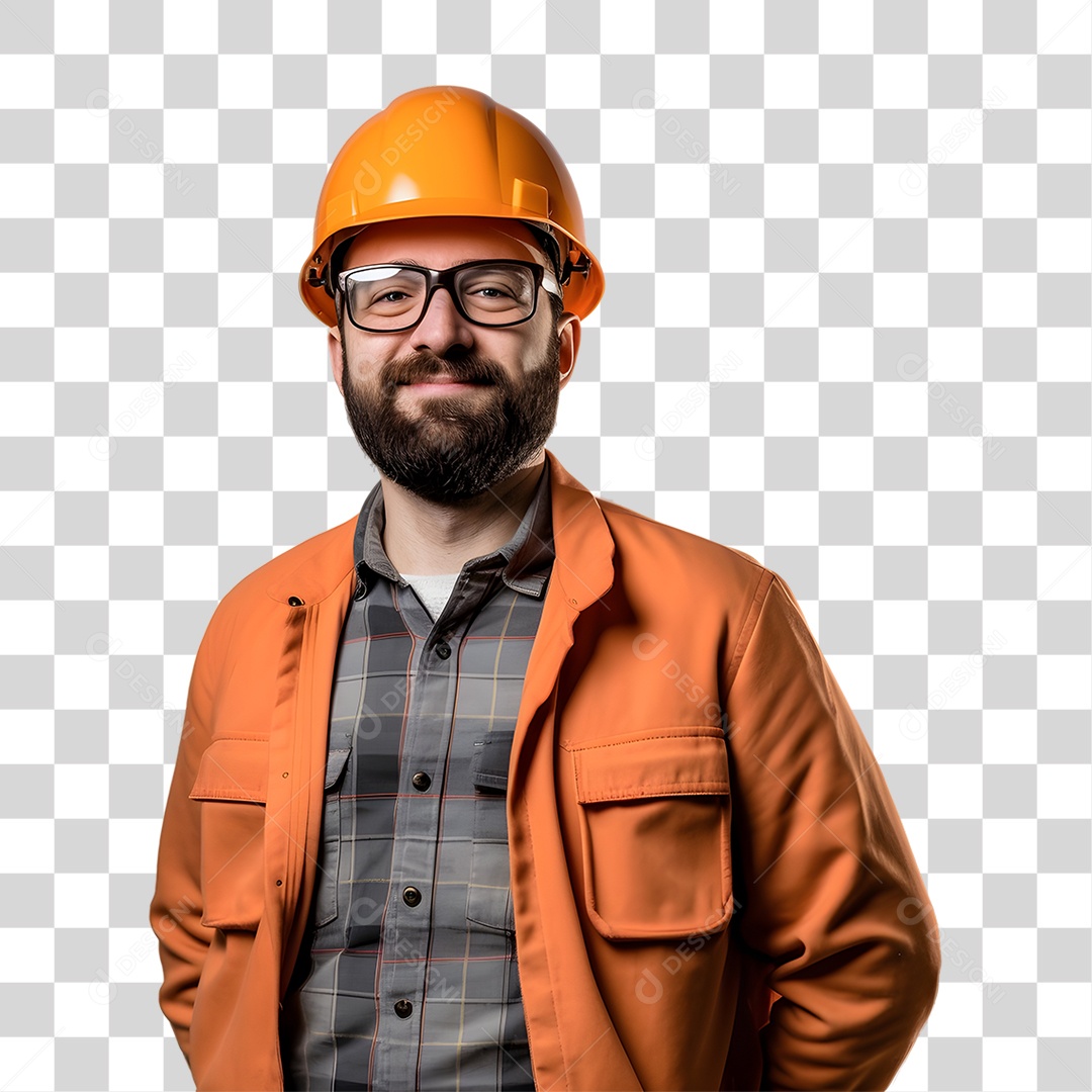 Agente Marítimo de Capacete PNG Transparente