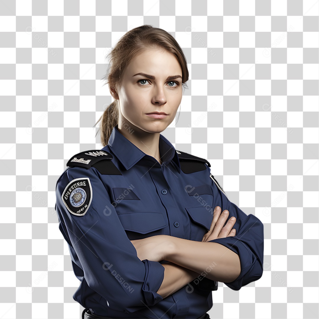 Policial Fardado PNG Transparente