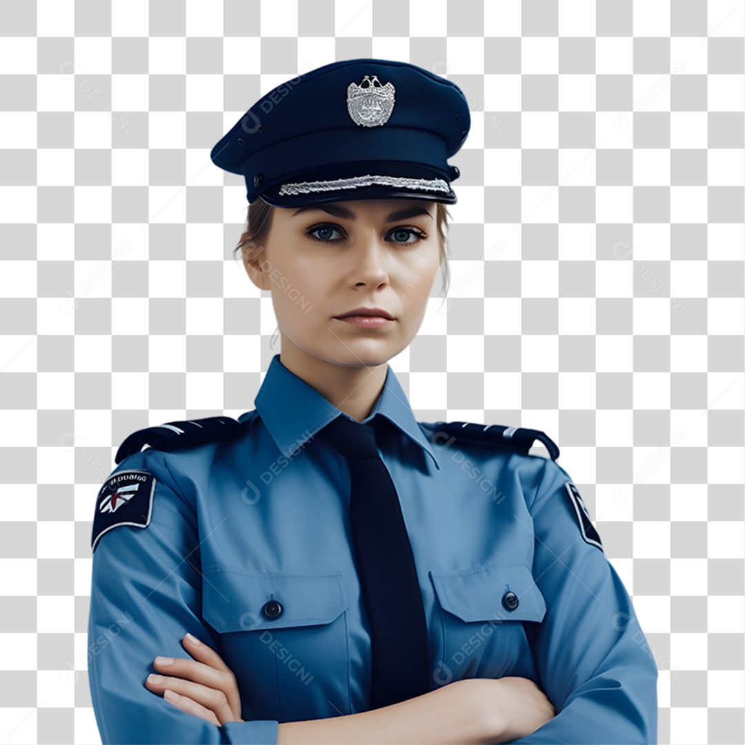 Policial Fardado PNG Transparente