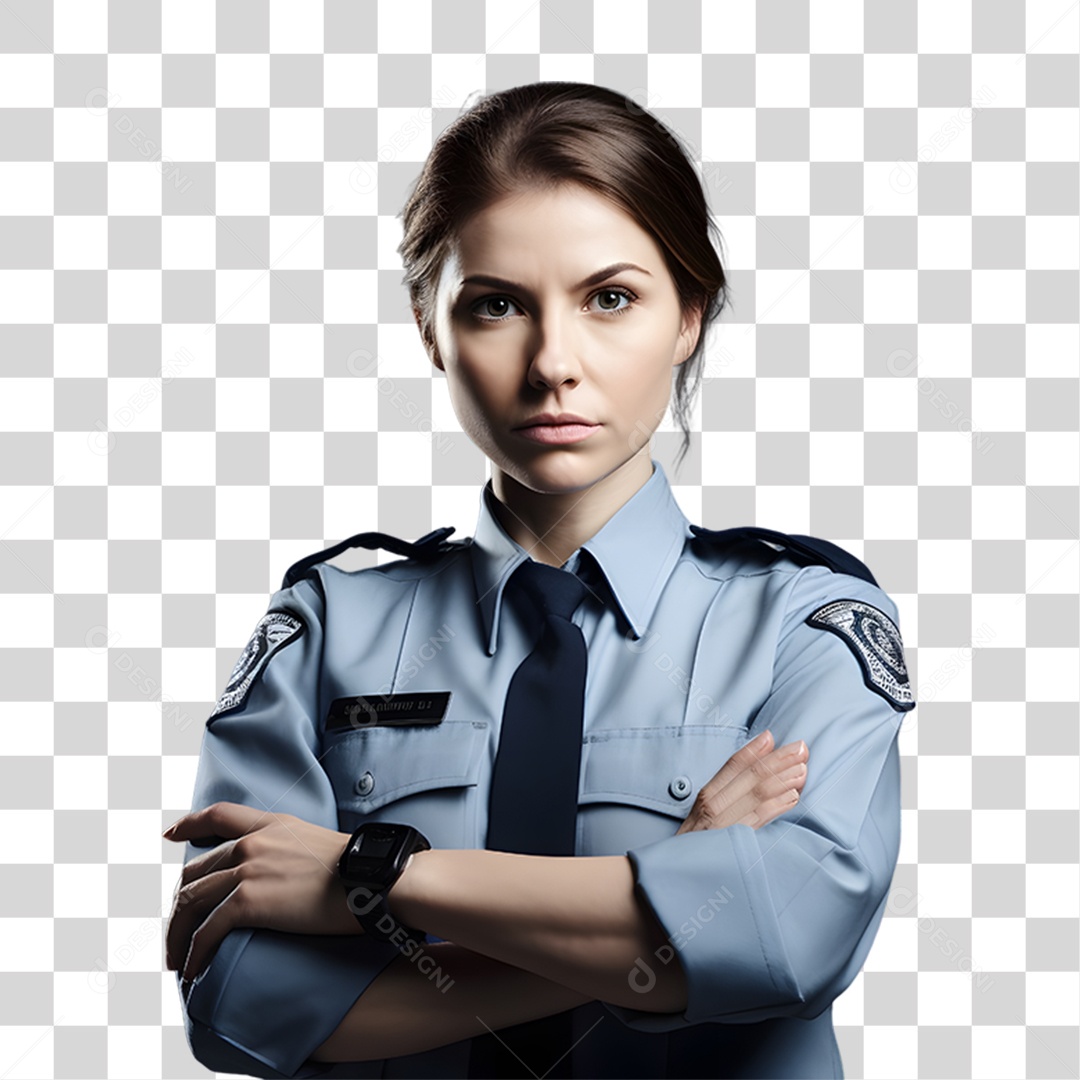 Policial Fardado PNG Transparente