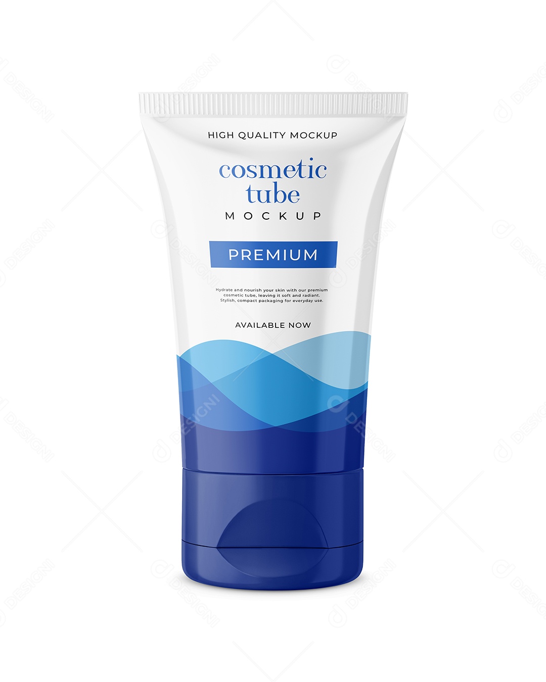 Tubo Brilhoso de Cosmético Mockup PSD Editável