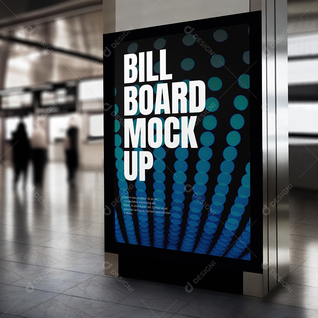 Mockup Outdoor Publicitário PSD Editável