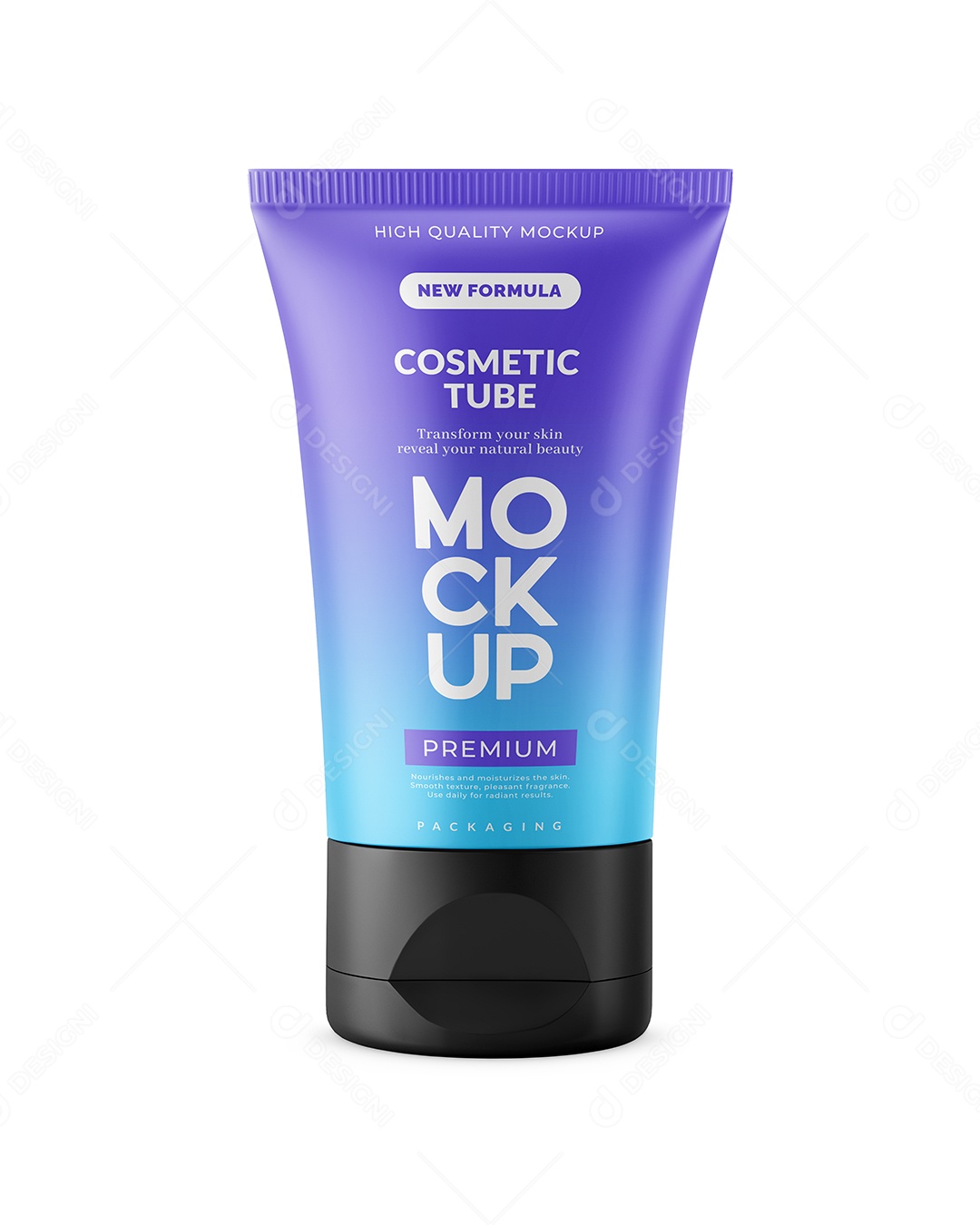 Mockup Fosco de Tubo de Cosmético PSD Editável
