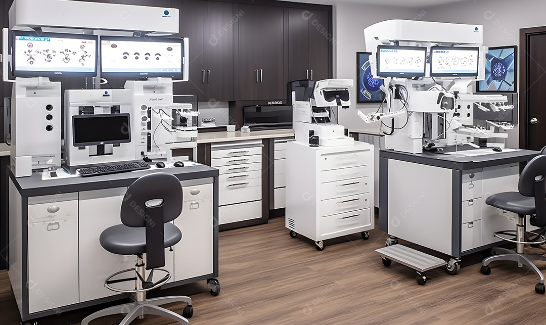 Detalhes consultório de oculista